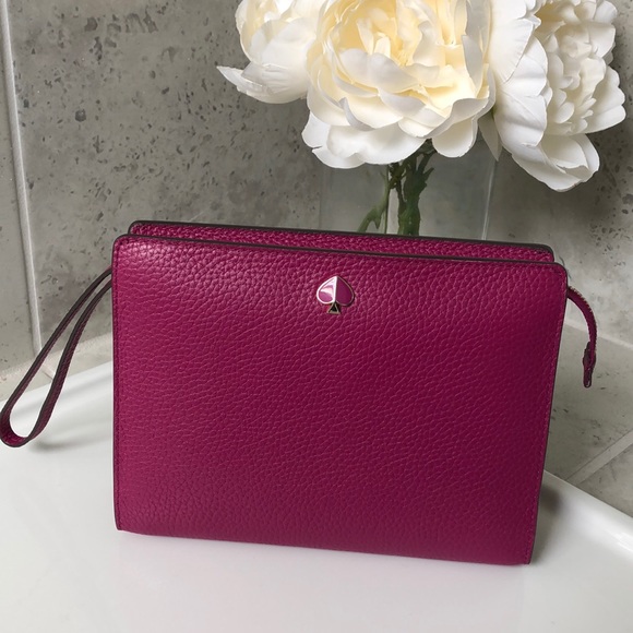 kate spade polly medium wristlet